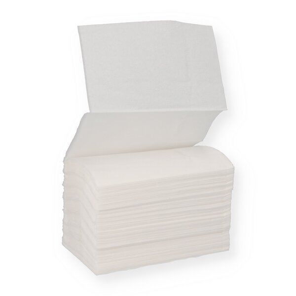 Dispenser napkins Interfold white 2-ply 