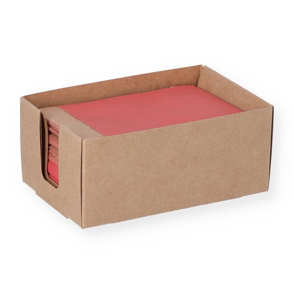Geschenkflachbeutel uni rot 7x9+2cm Klappe 