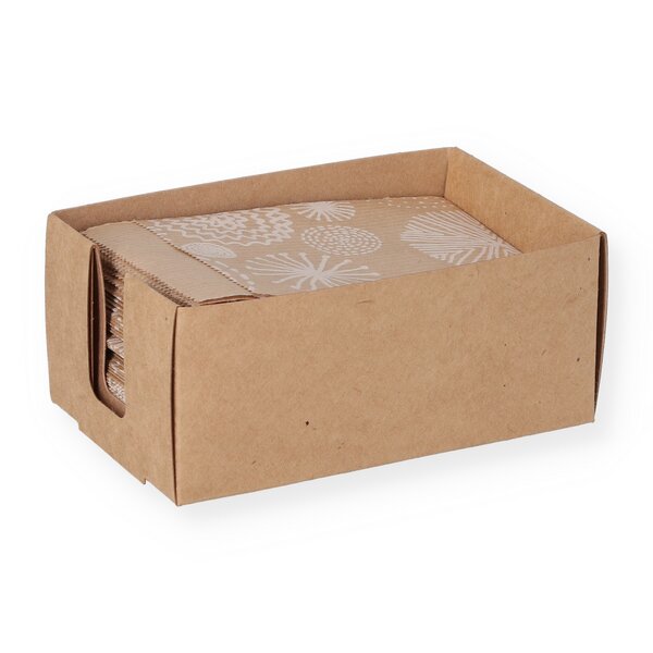 Geschenkflachbeutel Kreise weiß 7x9+2cm Klappe 