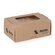 Geschenkflachbeutel Kreise weiß 7x9+2cm Klappe 