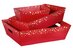 Gift basket "Starry rain red" 336 x 196 x 110mm -Medium- 