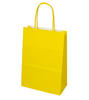 Produktbild Papiertragetaschen mit Papierkordel 32+12x41cm sonnengelb
