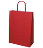 Produktbild Papiertragetaschen mit Papierkordel 18+8x22cm rot
