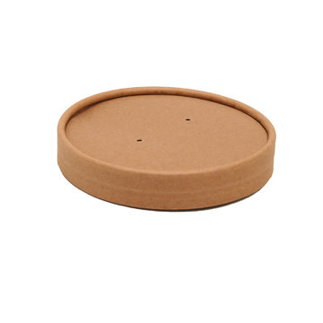 Brown lid for soup tumbler