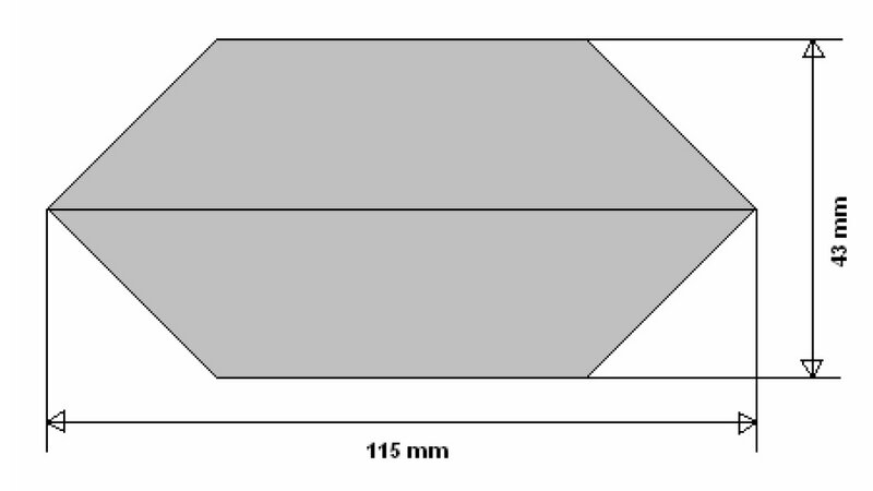 Zellglas-Bodenbeutel 115x190mm 