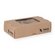 Gift bag circles black 9,5x14+2cm flap 