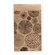 Gift bag circles black 9,5x14+2cm flap 