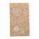 Gift bag circles white 9,5x14+2cm flap 