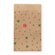 Gift bag stars green-red 9,5x14+2cm flap 