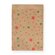 Geschenkflachbeutel Sterne grün-rot 13x18+2cm Klappe 