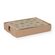 Geschenkflachbeutel Flocken grün 13x18+2cm Klappe 
