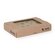 Geschenkflachbeutel Flocken grün 13x18+2cm Klappe 