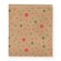 Geschenkflachbeutel Sterne gr&uuml;n-rot 16x18,5+2cm Klappe 