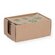 Geschenkflachbeutel Flocken grün 7x9+2cm Klappe 