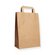 Paper carrier bags brown paper bags 22+10x28cm 