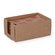 Geschenkflachbeutel Flocken rot 7x9+2cm Klappe 