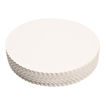Cake slices cardboard virgin fiber &Oslash; 22cm