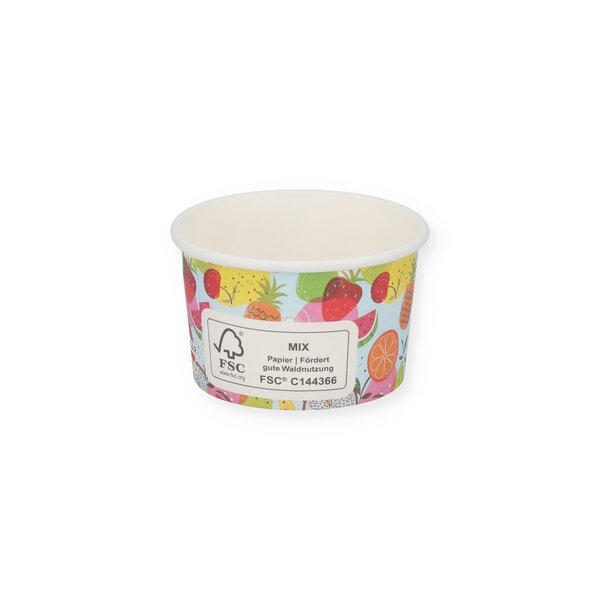 Eisbecher 90ml/3oz "Früchtchen" Nr. 9 PE-beschichtet 