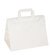 Paper carrier bags white 32+22x24cm 