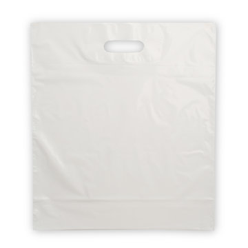 Polytragetaschen weiß 51my 38+45+5cm