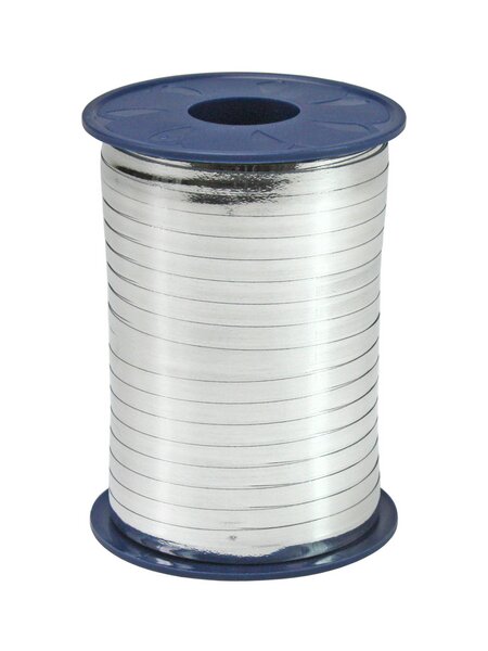 Geschenkband metallic silber 5mmx400m 