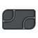 circ Nette Mehrweg Nacho Tray schiefergrau 240x145x39mm 