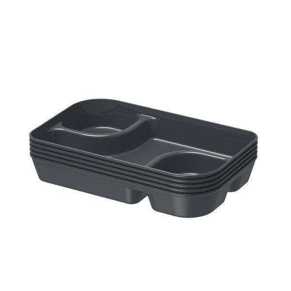 circ Nette Mehrweg Nacho Tray schiefergrau 240x145x39mm 