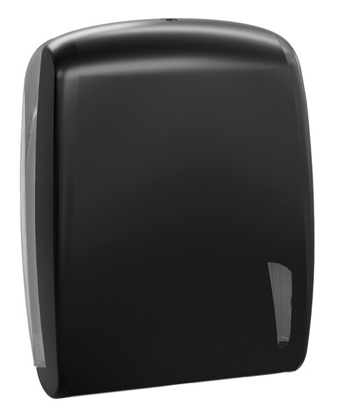 cleanet Falthandtuchspender Interfold V, Z und C-Falz schwarz 