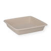 Produktbild Bagasse Schale quadratisch natur 1400 ml 23x23 cm