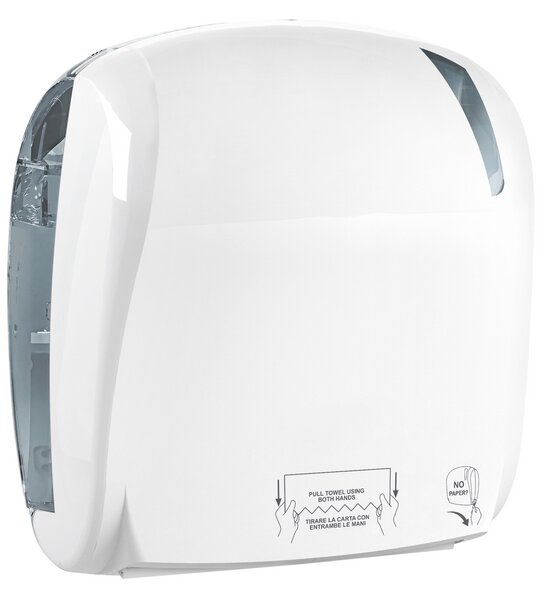 cleanet AutoCut-Spender Handtuchrolle wei&szlig; 