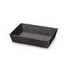 Produktbild Pr&auml;sentkorb 4-eckig Seta Anthrazit flach mini 220x150x55mm