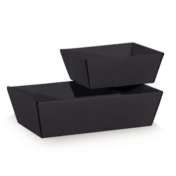 Pr&auml;sentkorb rechteckig Modern schwarz