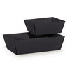 Produktbild Pr&auml;sentkorb 4-eckig Modern Schwarz klein 19,5x14,5x10cm