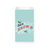 Produktbild Faltenbeutel "Let it snow" 12+5x28cm