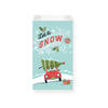 Produktbild Faltenbeutel "Let it snow Auto" 16+6x32cm