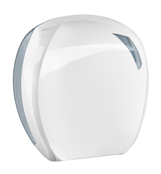 cleanet Toilettenpapierspender Gro&szlig;rolle MIDI weiss 