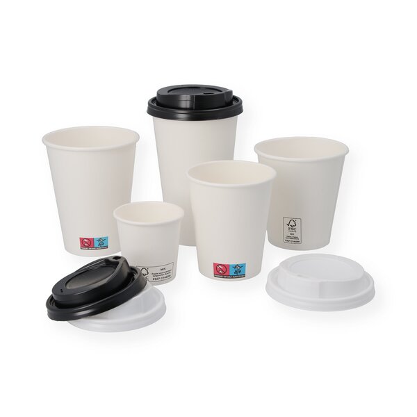 Coffee mug Coffee to go mug white 0,25l 