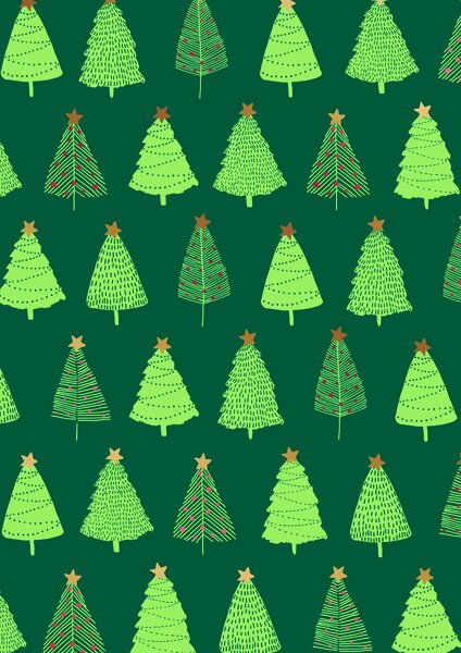 Christmas paper "Christmas tree" PK4 70cmx250m 