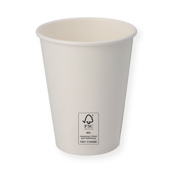 Coffee to go cup white paper cup for 0.3l 