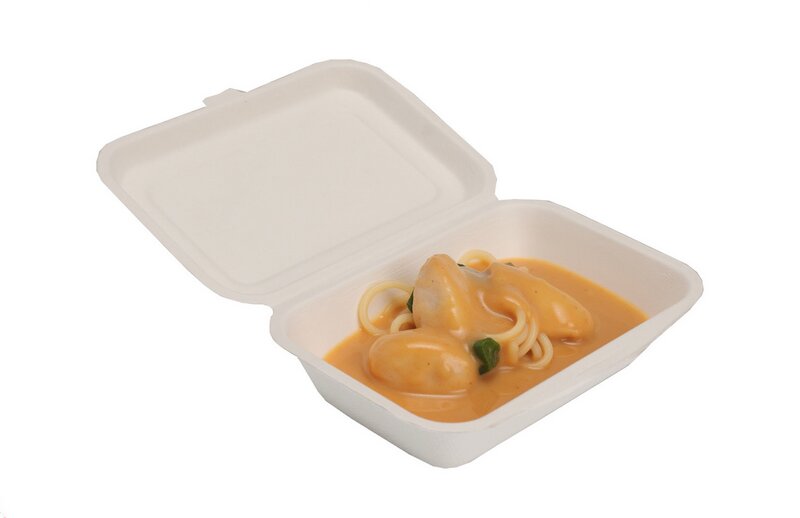 Sugar cane menu box, undivided 172x112x52mm 
