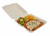 Sugar cane menu box, 3-section 223x201x80mm 