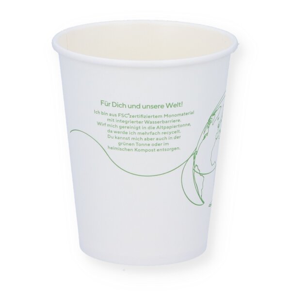 FusionCup f&uuml;r Hei&szlig;getr&auml;nke wei&szlig; 8oz (0,2l) 