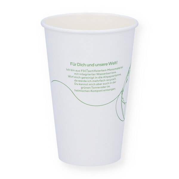 FusionCup f&uuml;r Hei&szlig;getr&auml;nke wei&szlig; 16oz (0,4l) 