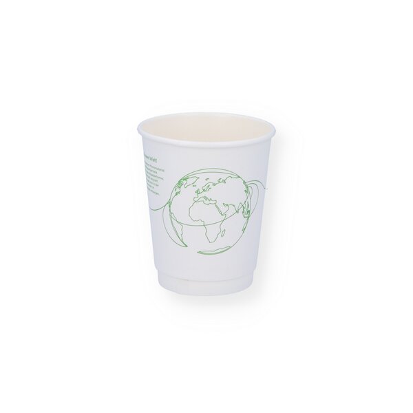 Doppelwand FusionCup f&uuml;r Hei&szlig;getr&auml;nke wei&szlig; 8oz(0,2l) 