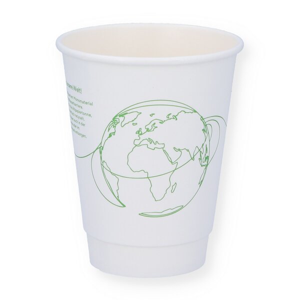 Doppelwand FusionCup f&uuml;r Hei&szlig;getr&auml;nke wei&szlig; 12oz (0,3l) 