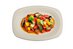 Bagasse plate white oval 233x162x22mm 