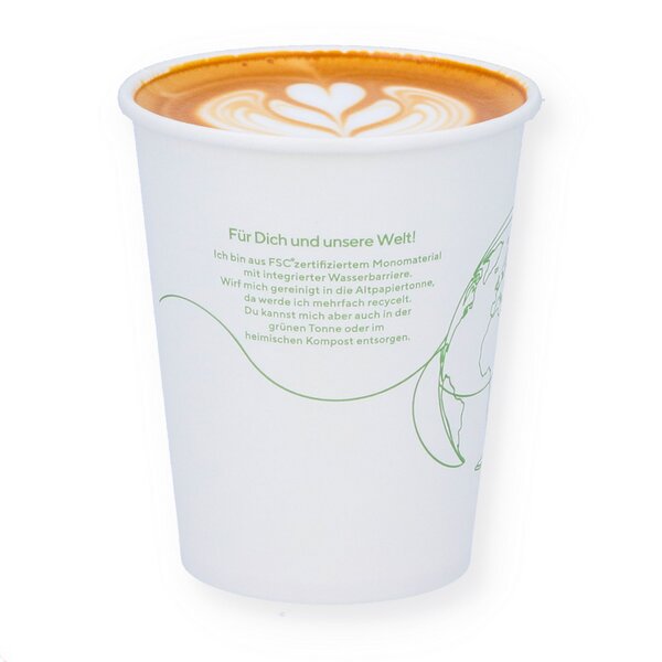 FusionCup f&uuml;r Hei&szlig;getr&auml;nke wei&szlig; 8oz (0,2l) 