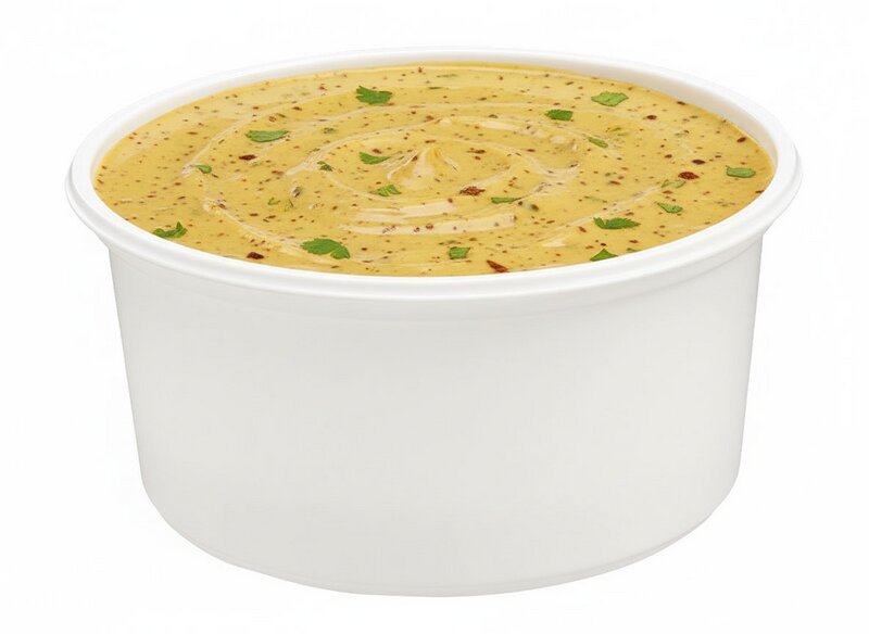 Delicatessen cup round white PS 250ml 