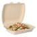 Organic menu boxes bagasse natural undivided HP4 