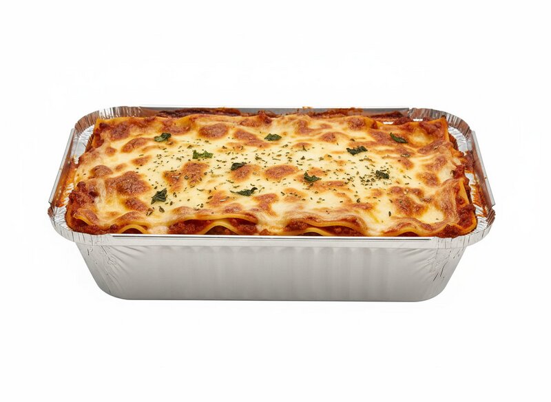 Aluminum container, 1050ml, R 22 L, 225x160x43mm 